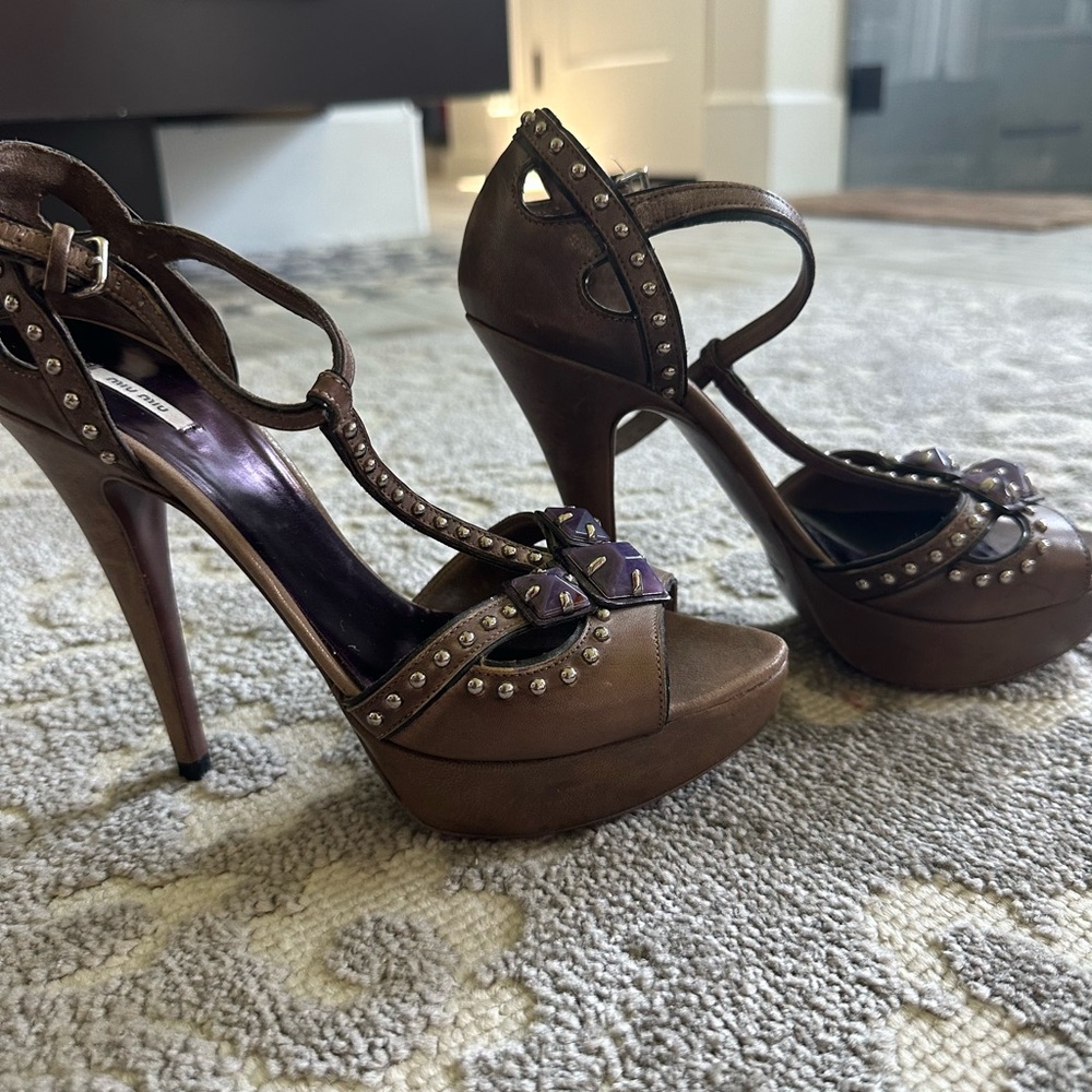 Miu Miu platform stilettos